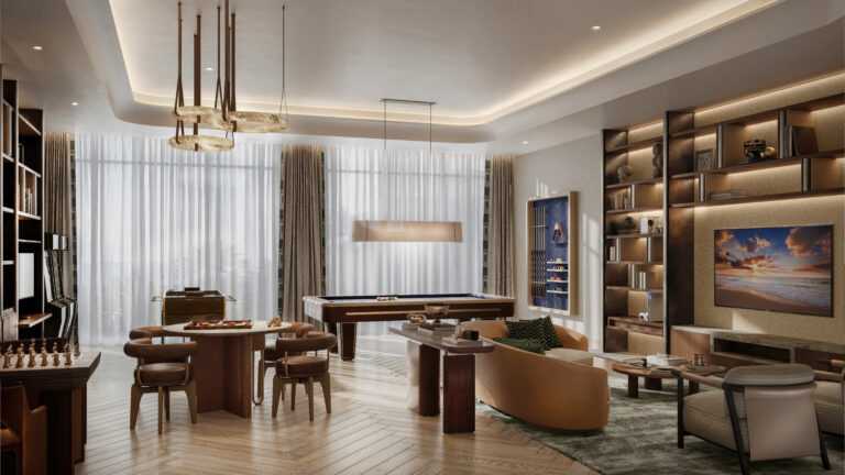Games Room - Fairmont Residences Al Marjan Island