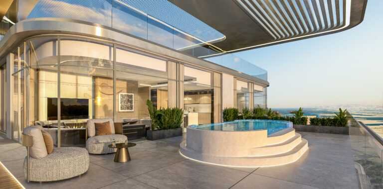 Render_Arka_3 Bedroom_Jacuzzi