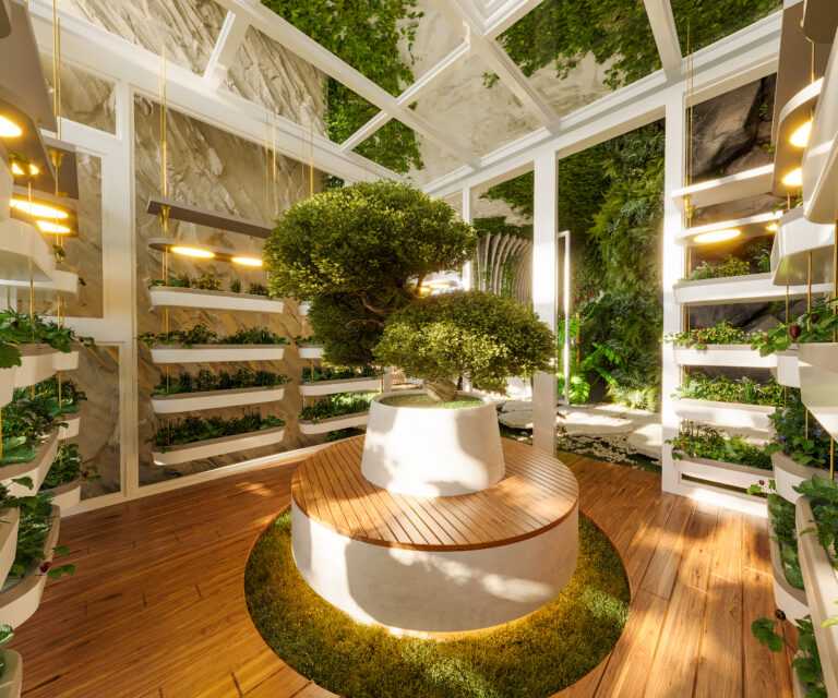 THE EDIBLE GARDEN (ORGANIC HYDROPONICS GARDEN) - CC