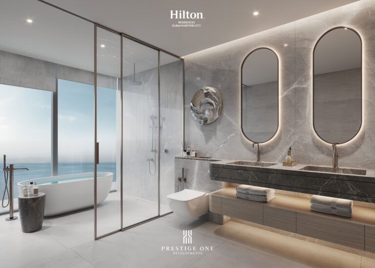 Penthouse 3BED_M-Bathroom- Hilton Residences DMC