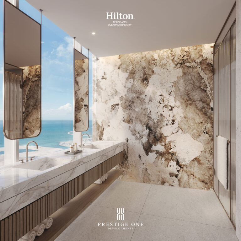 Penthouse_Master-Bathroom- Hilton Residences DMC