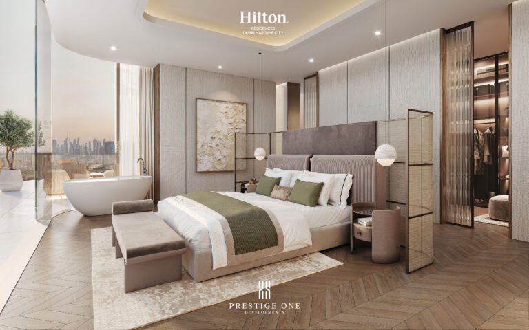 Penthouse_Master-Bedroom- Hilton Residences DMC