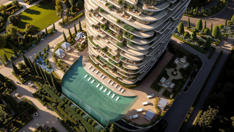 LeChateau_Podium Deck_Aerial View