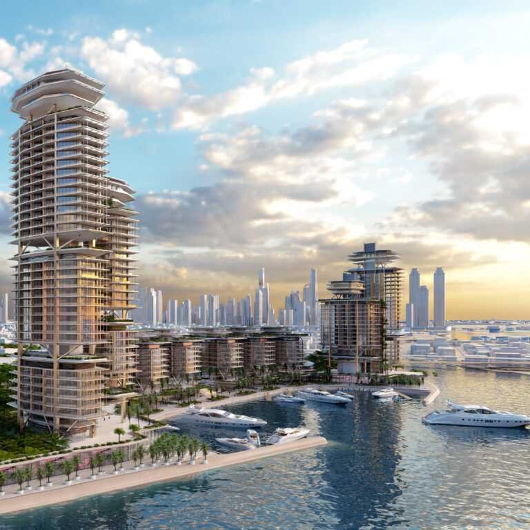 Exterior render - Peninsula Dubai Residences - 10