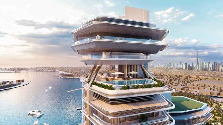 Exterior render - Peninsula Dubai Residences - 2