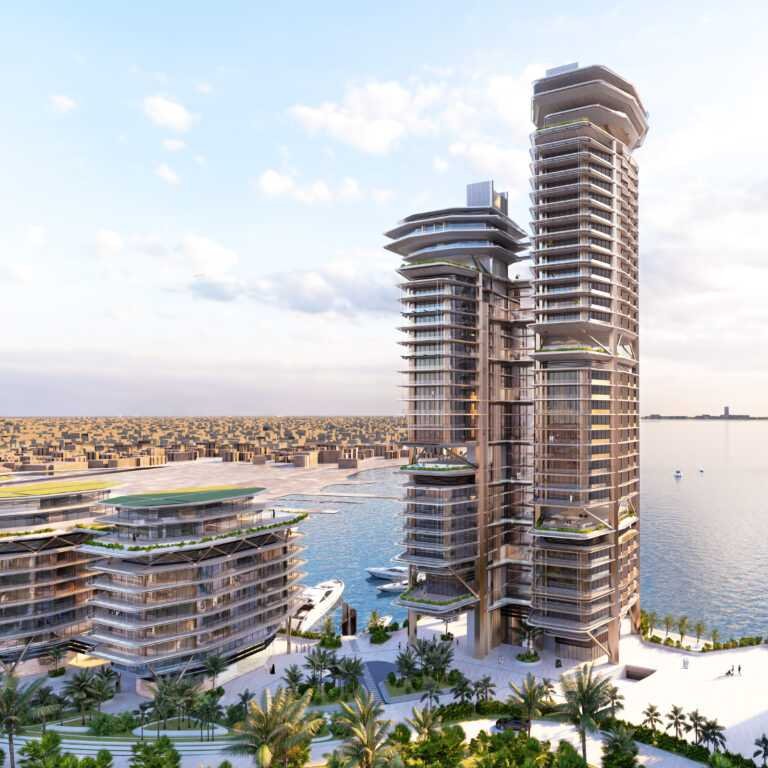 Exterior render - Peninsula Dubai Residences - 3