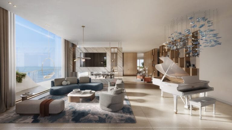 The Mural - Penthouse - Living
