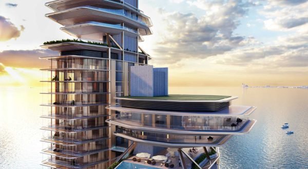 Exterior render - Peninsula Dubai Residences - 1